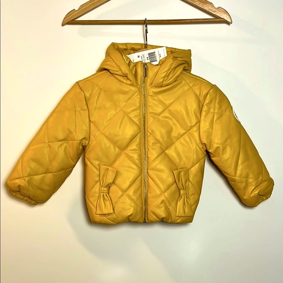 Habitual Other - Habitual Kid 4/5 Mustard Yellow Girls Zippered Jacket with Hood